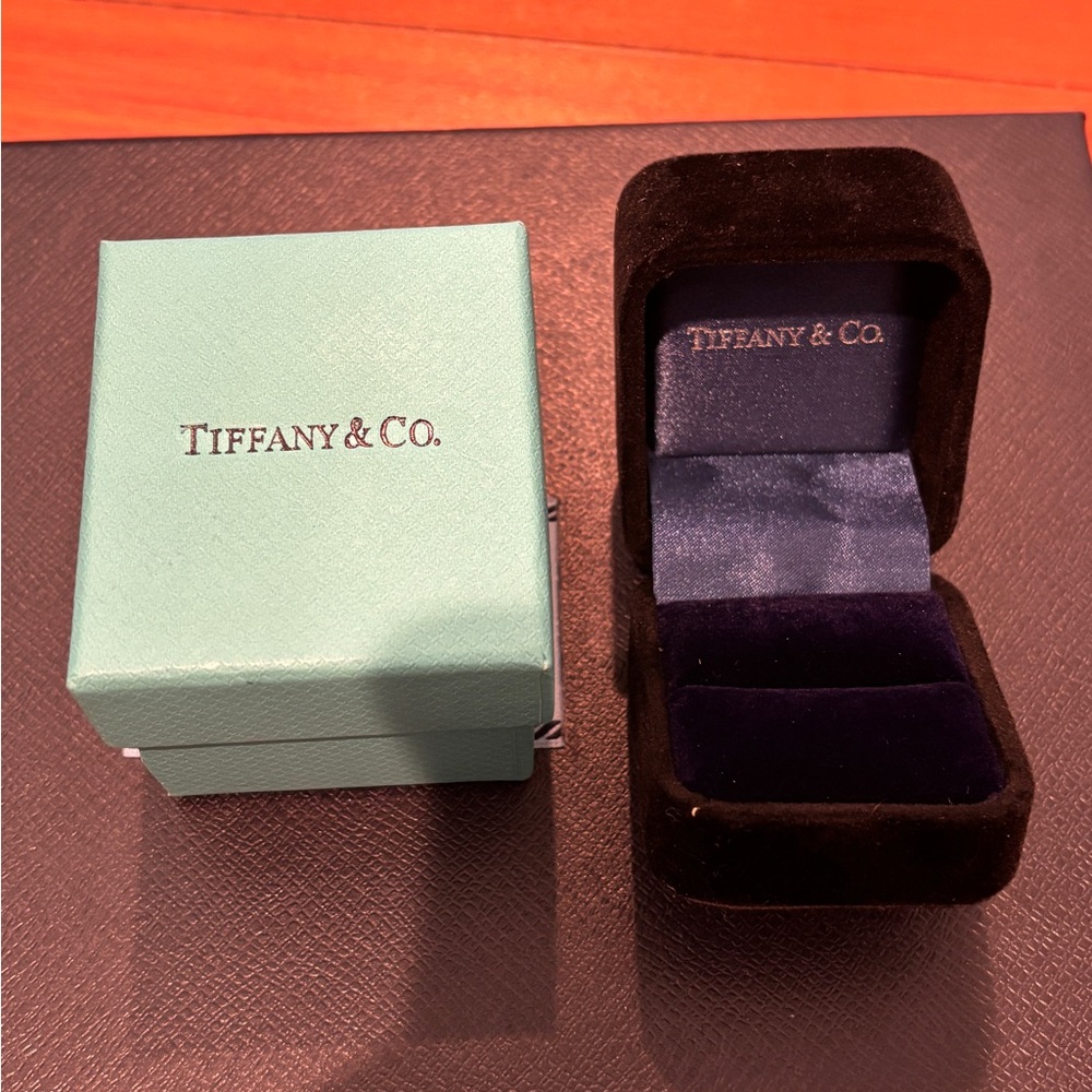 Tiffany & Co. Blue and Black Jewelry Box - Authentic